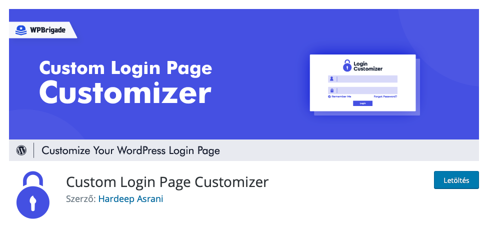 Custom Login Page Customizer
